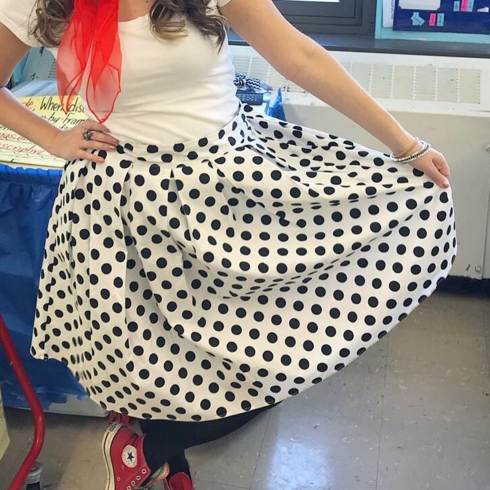 Polka dot skirt ⚪️⚫️